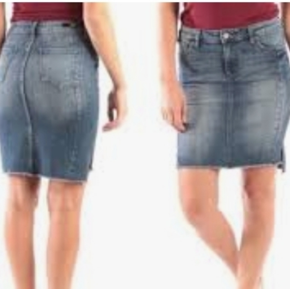 Kut for the Kloth Connie Denim Skirt Pencil